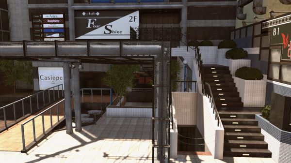 Four Shine cabaret club building in Yakuza Kiwami 2