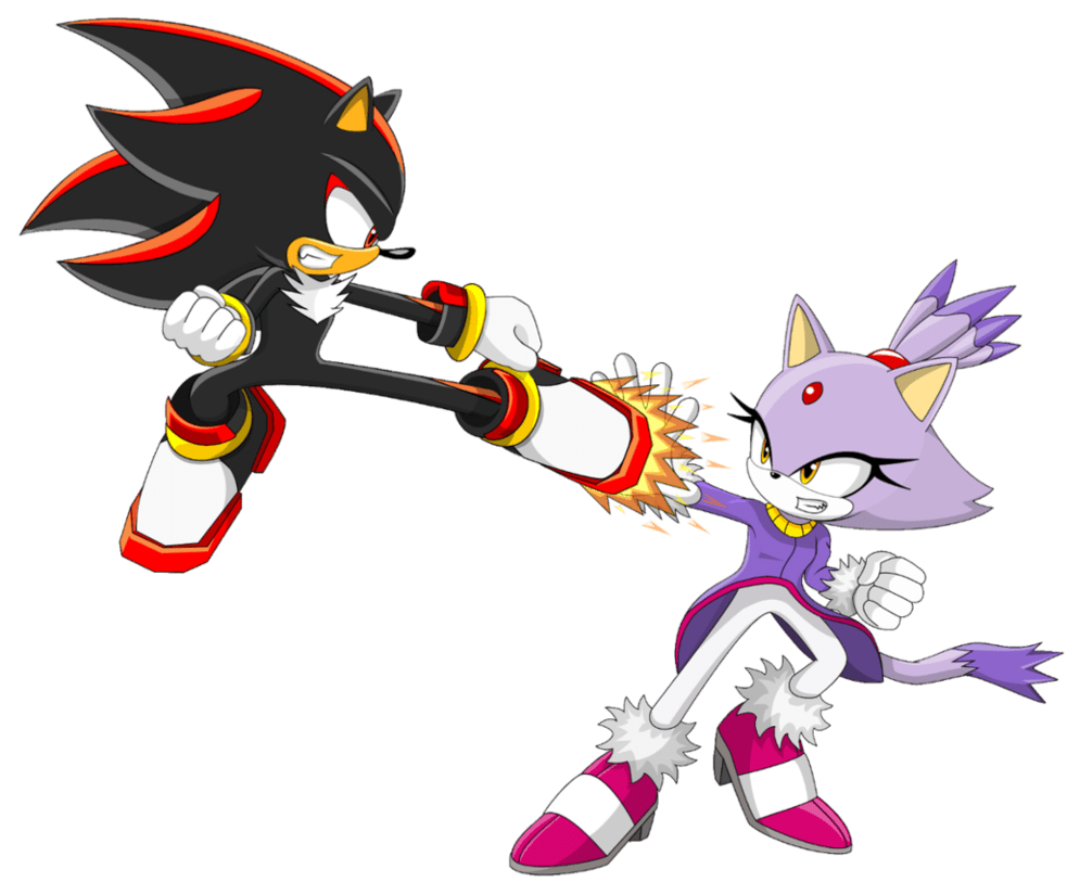 Image 1 from the 10 – Blaze Was One of Shadow's Early Designs section in 10 Facts About the Mysterious Character Shadow the Hedgehog