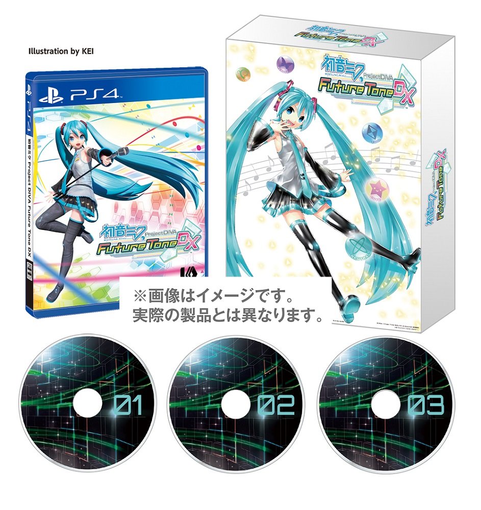 Hatsune Miku: Project DIVA Future Tone DX Memorial Pack limited edition.