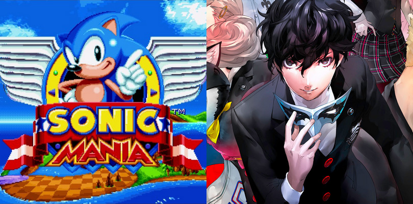 Sonic Mania and Persona 5 Are Nominated for The Game Awards