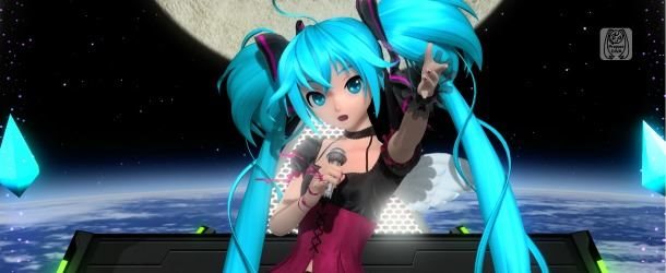 Hatsune Miku in an image used for the Game Informer awards