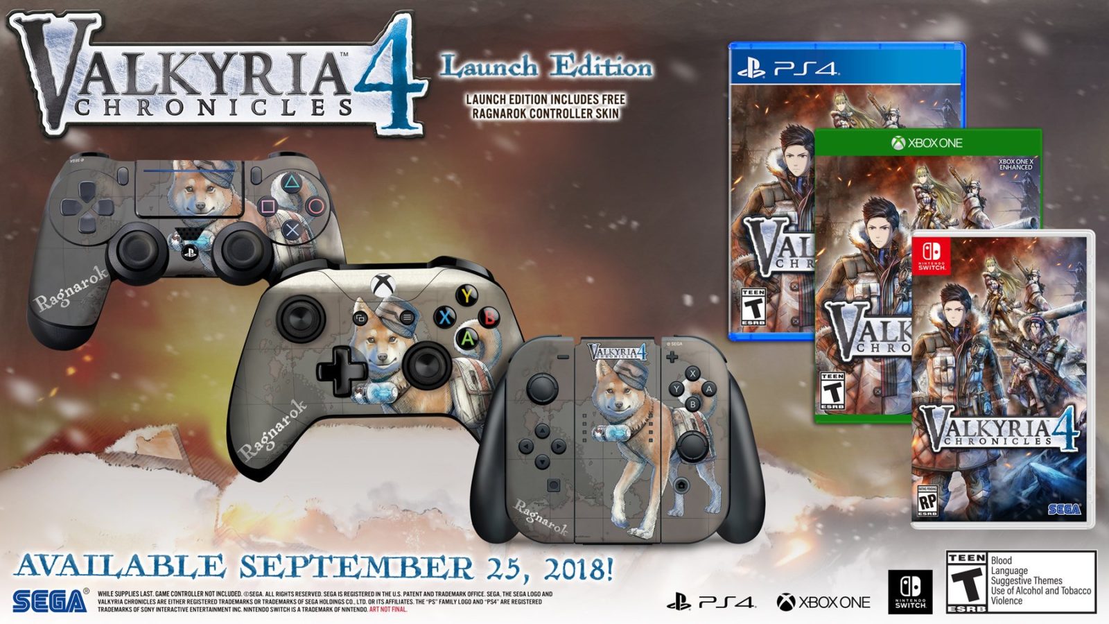 Image 1 related to the article Valkyria Chronicles 4 Arrives on PS4, Xbox One, Switch, and PC on September 25