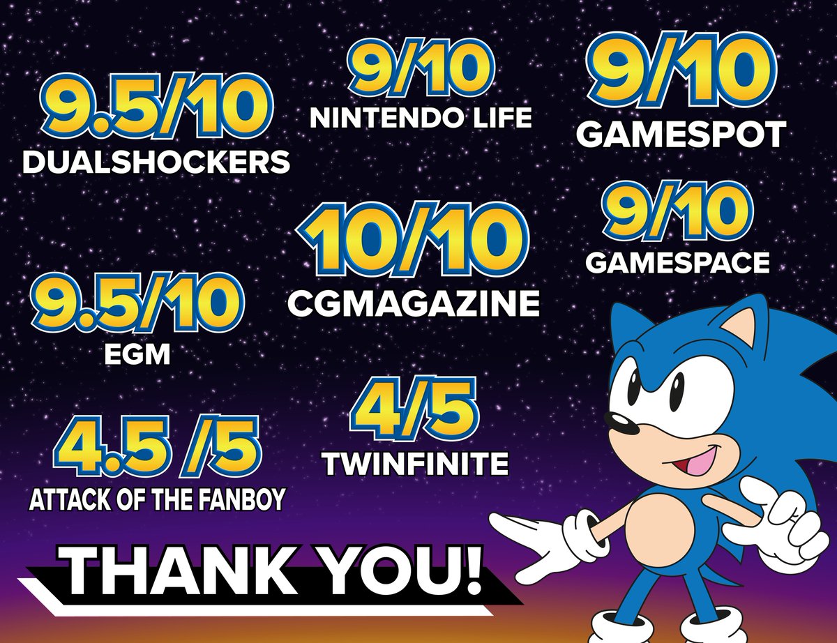 Image related to the article Sonic Mania Plus Is the Highest-Rated 'Sonic' in 25 Years