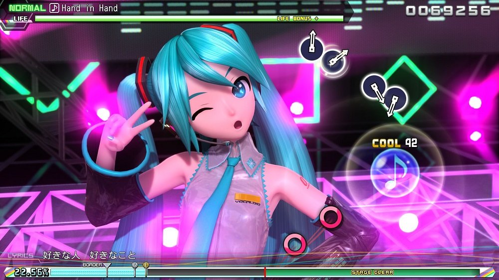 Ghost Rule stage in Hatsune Miku: Project DIVA Future Tone DX.