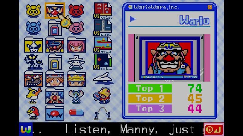 Image 10 from the Wario Ware section in Great Games Starring Supporting Characters