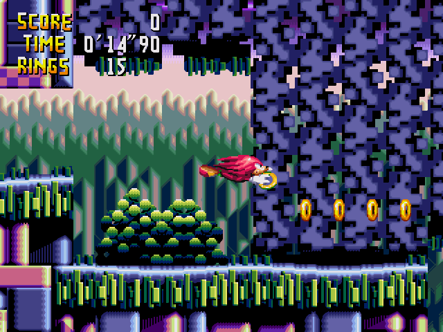 Image 4 from the Knuckles' Chaotix section in Great Games Starring Supporting Characters