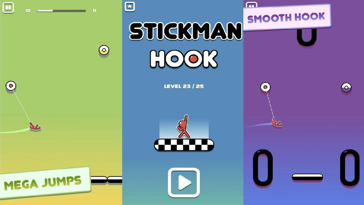 Become the New 'Tarzan' by Playing Stickman Hook