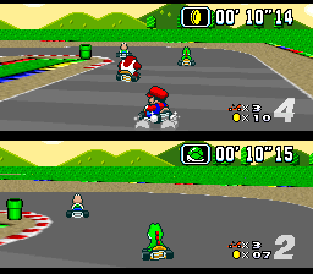 Image 12 from the "Cheating" Items section in Super Mario Kart: The Beginning of a New Genre