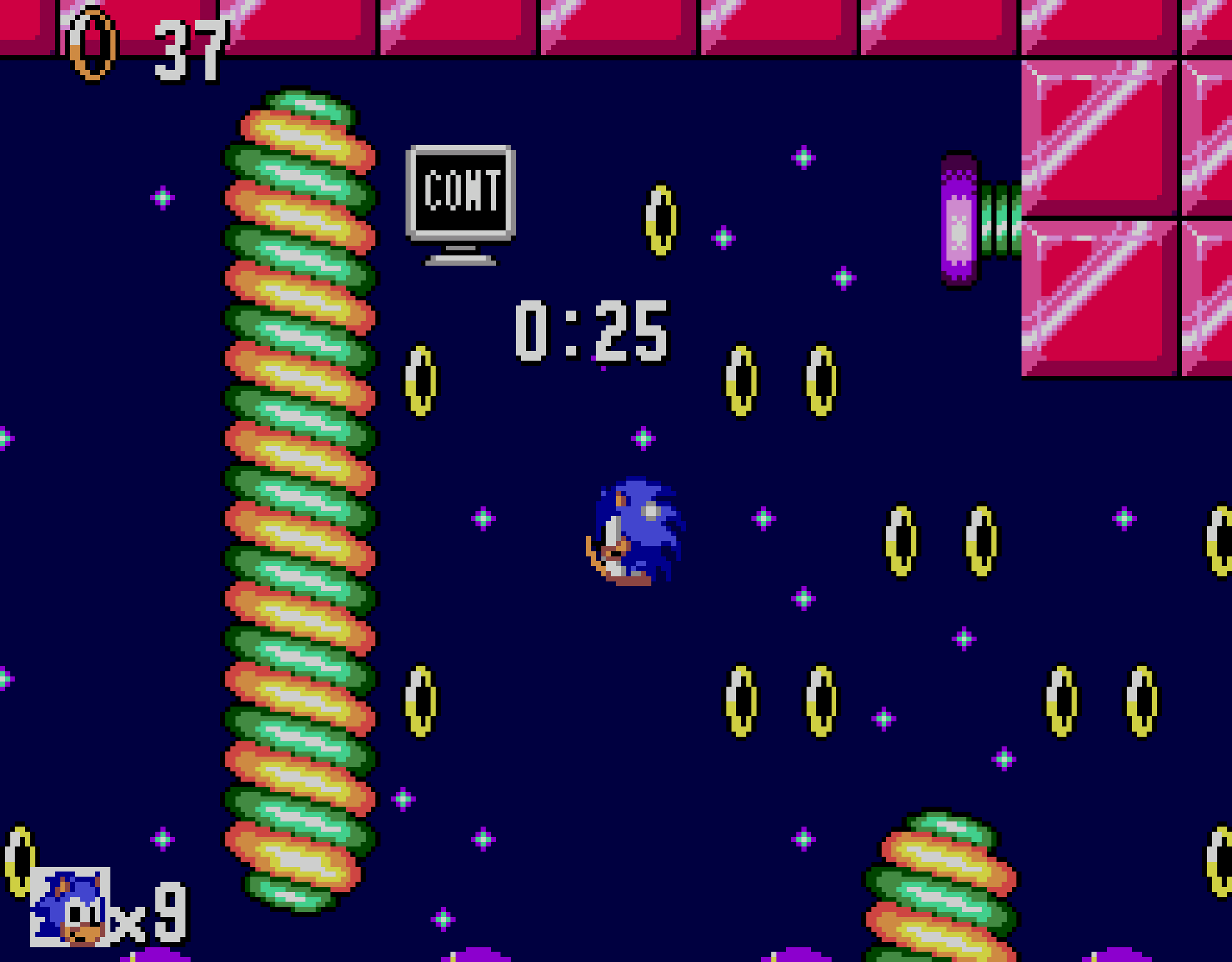 Image 10 from the Stages of Sonic the Hedgehog for Master System section in Sonic the Hedgehog for Master System: A Great and Original 8-Bit Version