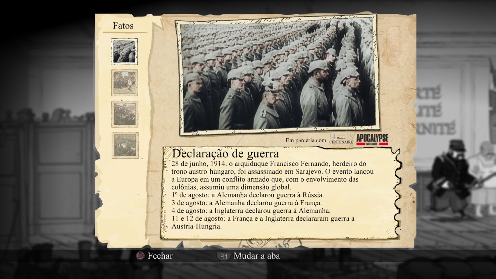 Image 4 from the section Background to the Events and the First World War (1914–1918) in Valiant Hearts: The Great War — A Quality Game in Ubisoft's History