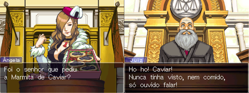 Image from the Why 'Fênix Veríssimo' a different name? section in 'Objection!' Team that translated Ace Attorney into Portuguese releases the second game