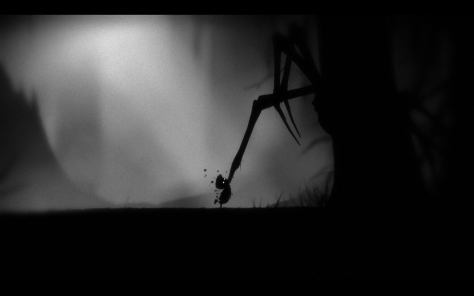One of the death animations for Limbo's protagonist