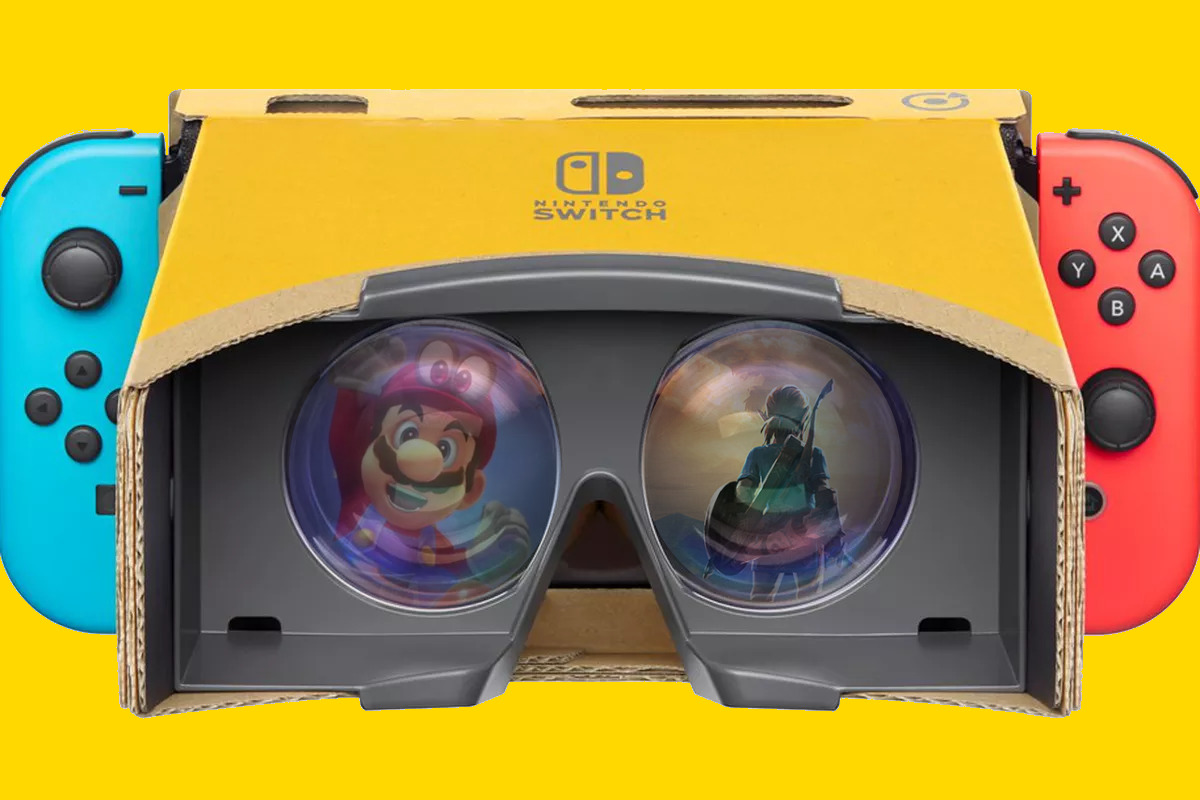Mario Odyssey and Breath of the Wild Will Support Nintendo Labo VR