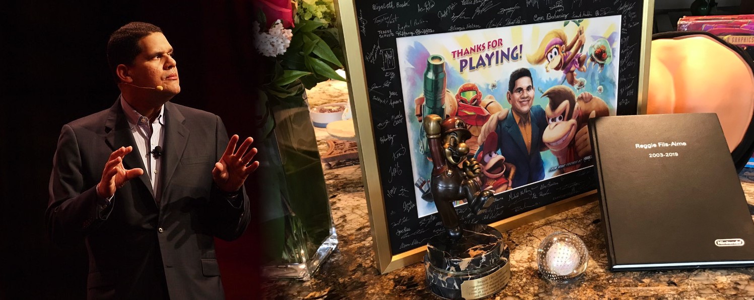 Reggie 'Shares' Memories and Gifts as He Retires from Nintendo of America