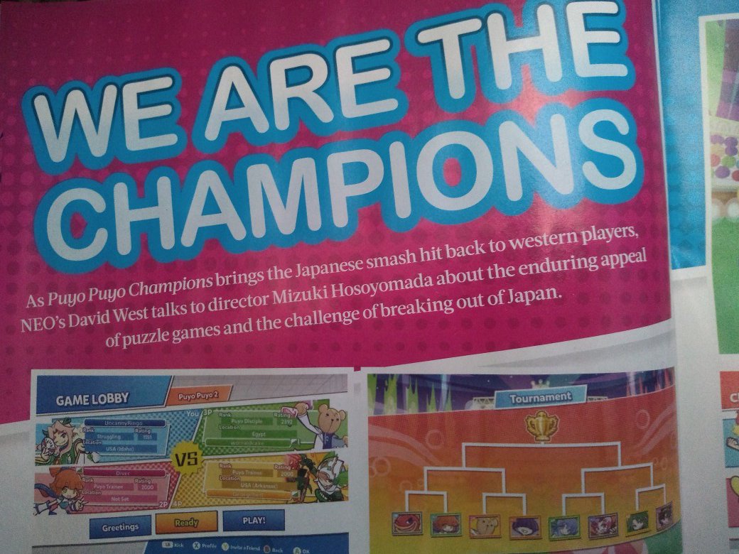 Image 1 related to the article Puyo Puyo Champions confirmed for the West and trailer leaked