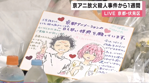 Image 1 related to the article Kyoto Animation returns to work and server data is recovered