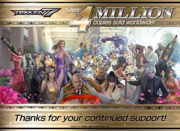 Image related to the article Tekken 7 surpasses 4 million units sold