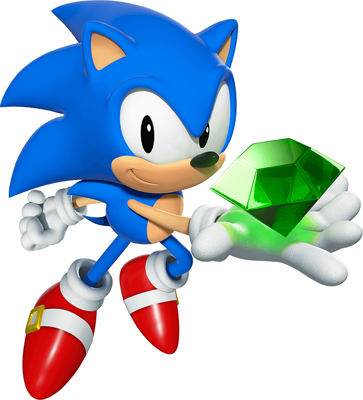 Classic Sonic. Official Sonic Superstars artwork.