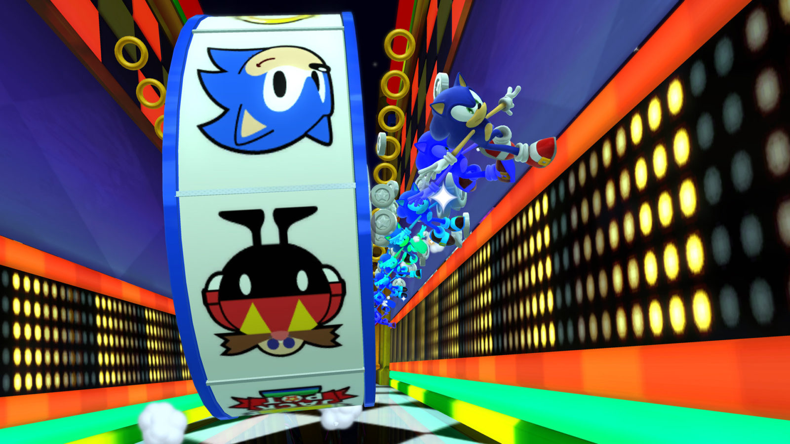The tradition and history of casino stages in Sonic; see the list