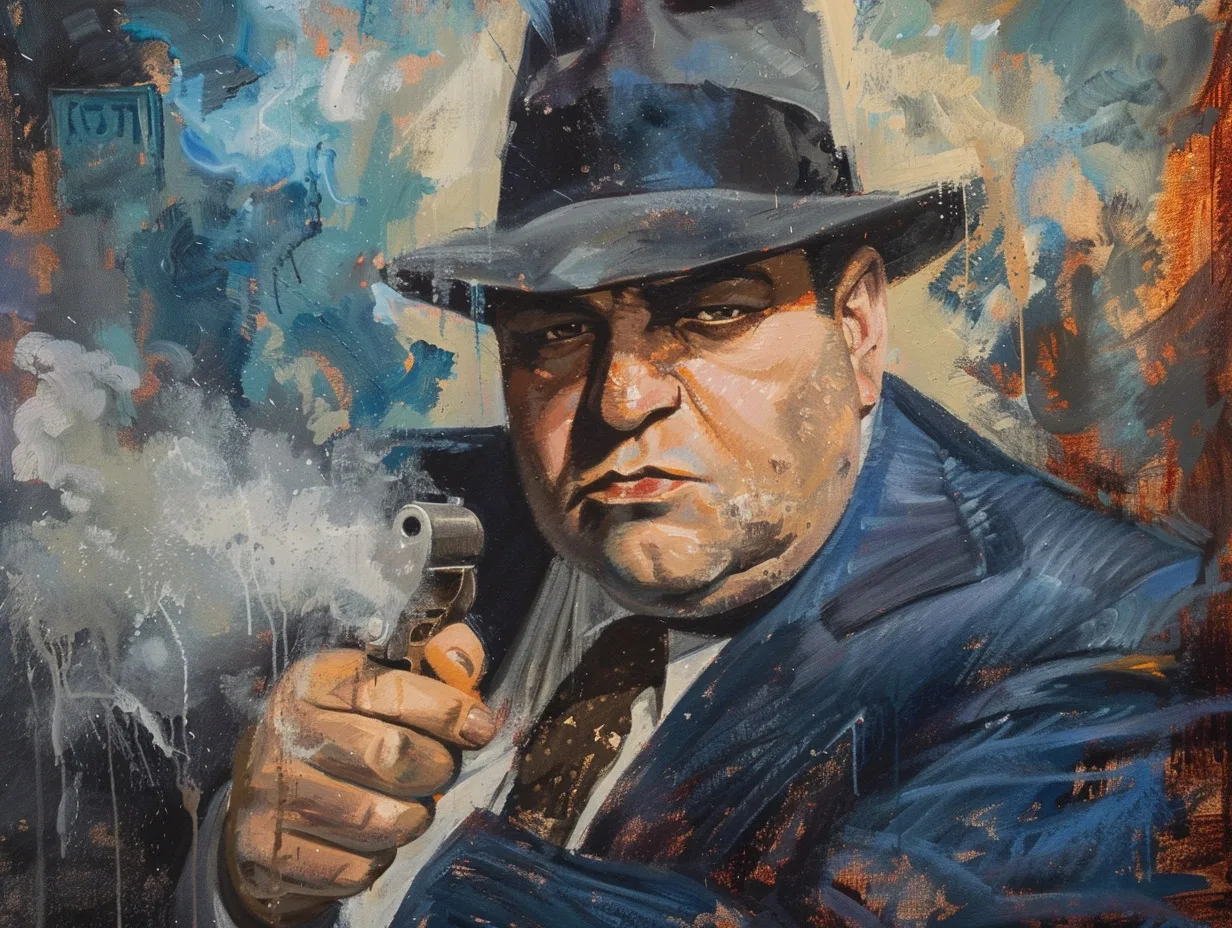 Representation of Al Capone. Exclusive Eu, Brasileiro collection (Jean Felipe).
