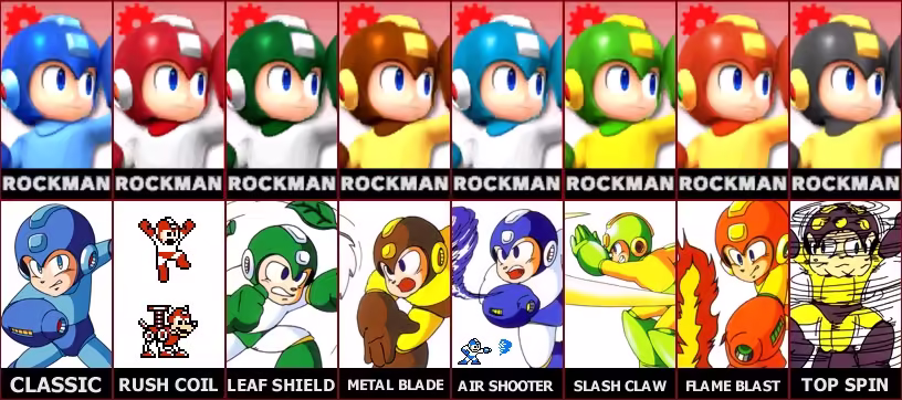 Color references to the games.